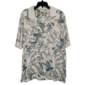 Caribbean Casual Silk Cotton Hilo Bay Polo Shirt